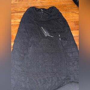 Maxi skirt set white fox